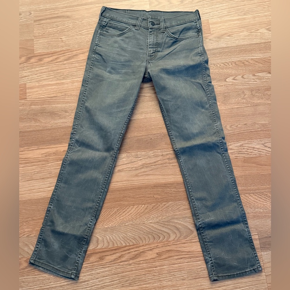 Levi's 511 Jeans Mens Size 31 X 32 Brown Denim Slim Fit Straight Leg